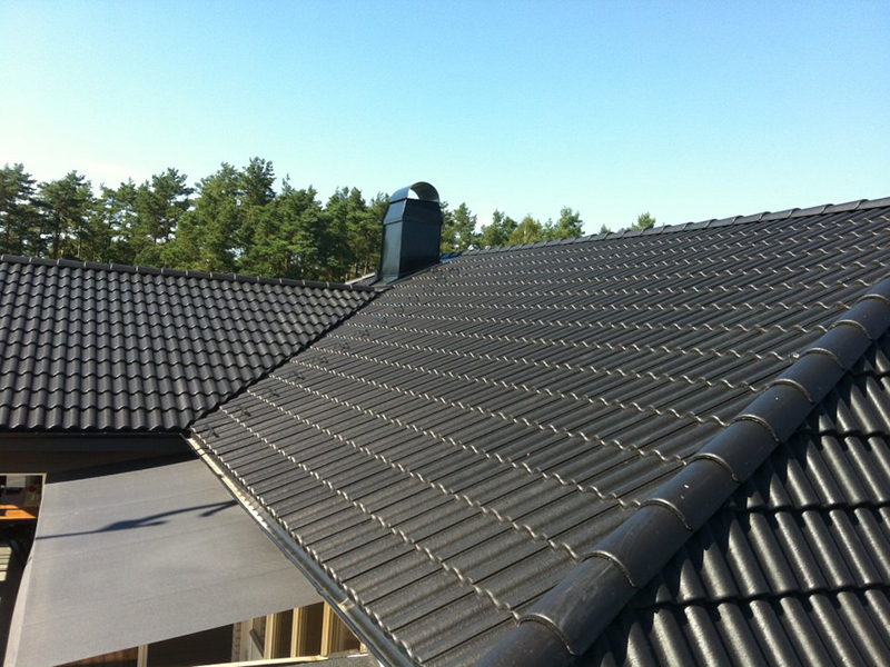 Skorsstensrenovering & taktvättning. Ingared Alingsås
