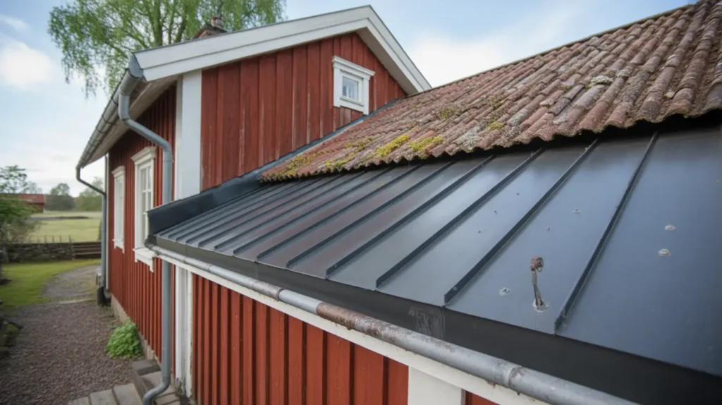 byte av vindskivor och fotpl t p villa i noltorp alings s