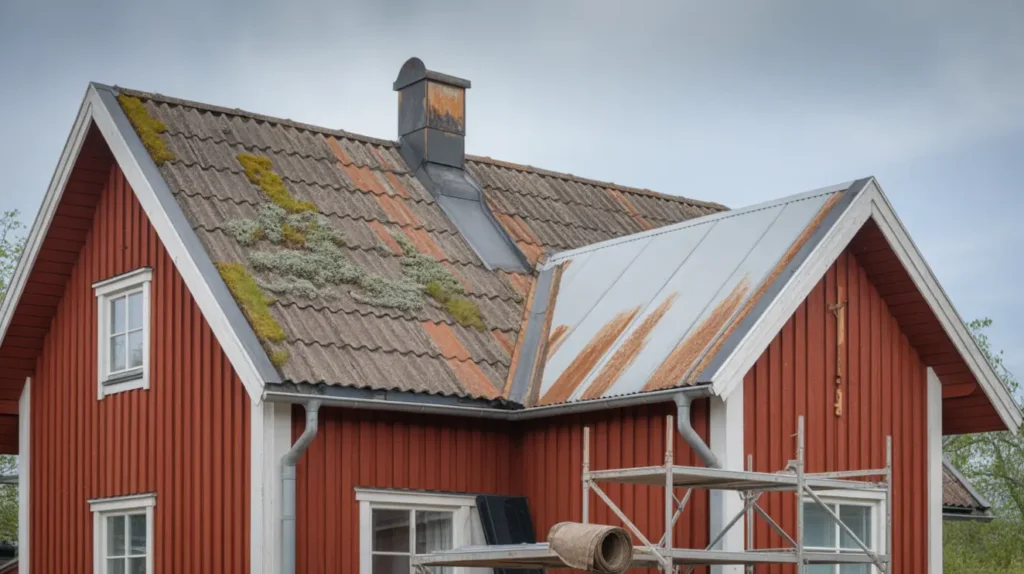 takbyte och oml ggning av tak 11 tydliga tecken p att din villa beh ver nytt tak