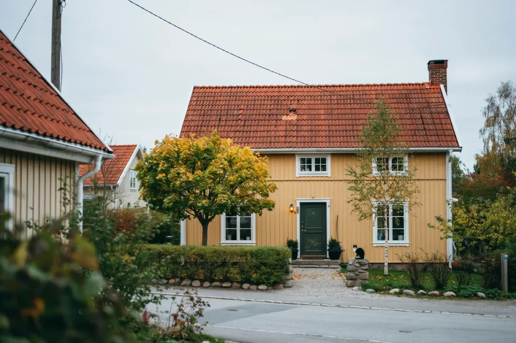 renovering av tegeltak p villa i noltorp alings s